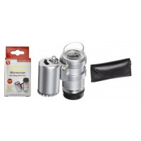 Loupe with 16X magnification and UV illumination